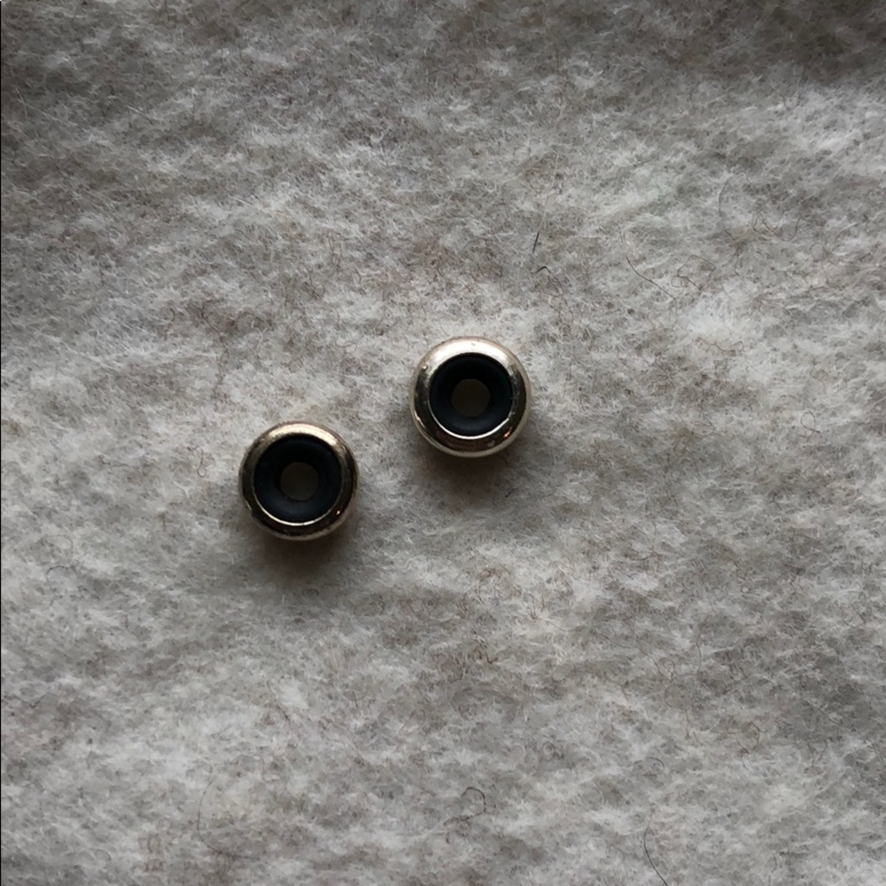 Trollbeads silver spacers (set of 2)